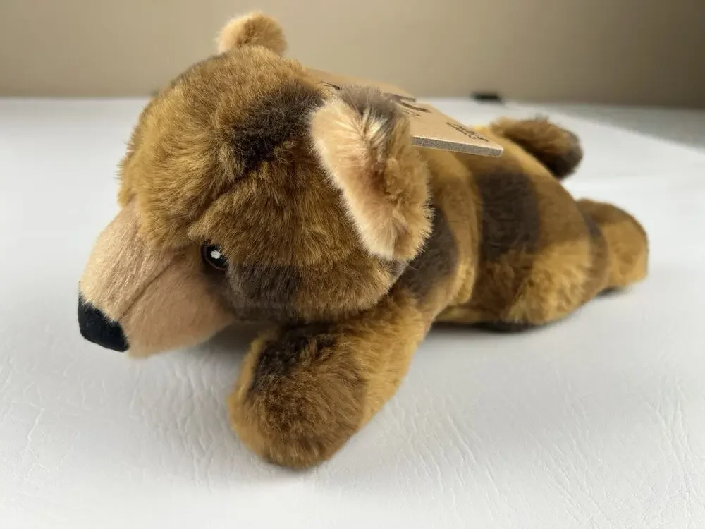 Pally Paws Bear Squeaky Dog Toy Plush 11” Brown Puppy Chew Interactive Pet Toy